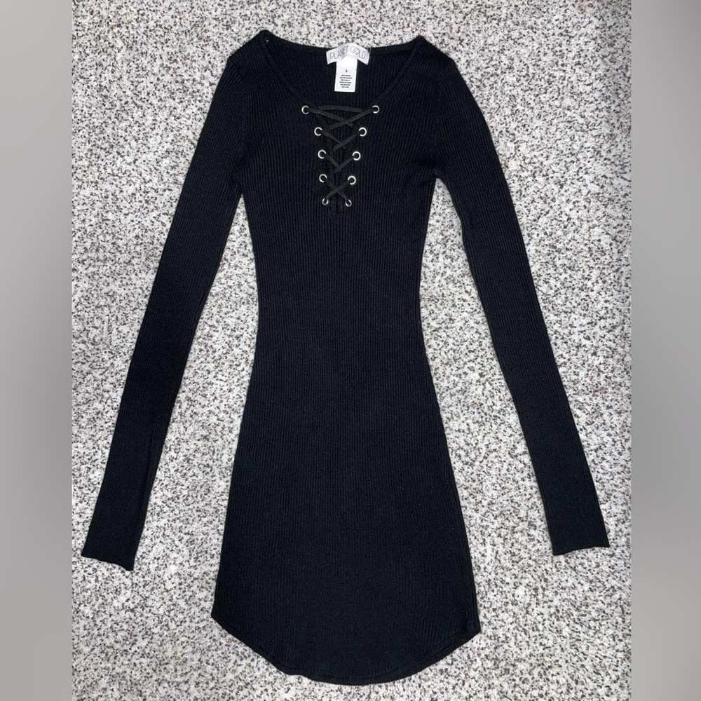 Planet Gold Black Dress